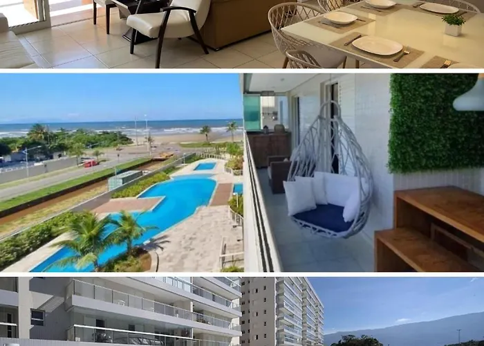 Home 1 | Ap Cinema Frente Mar Com Piscina Aquecida Em Bertioga