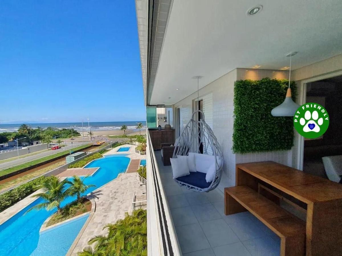 1 | Ap Cinema Frente Mar Com Piscina Aquecida Em Bertioga